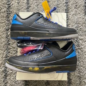 Black & Blue Off-White Jordan 2s